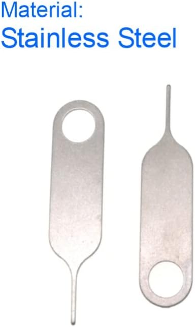 PHONSUN 2 Pack Universal Sim Card Tray Removal Tool SD Opening Eject Pin fits Keyring for iPhone iPad Samsung Galaxy