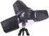 HuaerHui Camera Rain Cover for Canon Nikon Sony Fujifilm DSLR Mirrorless Cameras, Lens Sleeve with See Through Window, W-ZJ054, Medium, Black