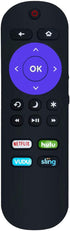 Universal Remote Compatible with Element ROKU TV, Works with Netflix, Hulu, Vudu, Sling