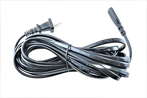 Omnihil 15 Feet AC Power Cord, Compatible with Abdtech 130" Mini LED Projector, 1000 Lumens Multimedia Beamer, Portable