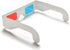 3D Paper Glasses Red and Cyan Anaglyph, 50 Pairs with White Cardboard Frame