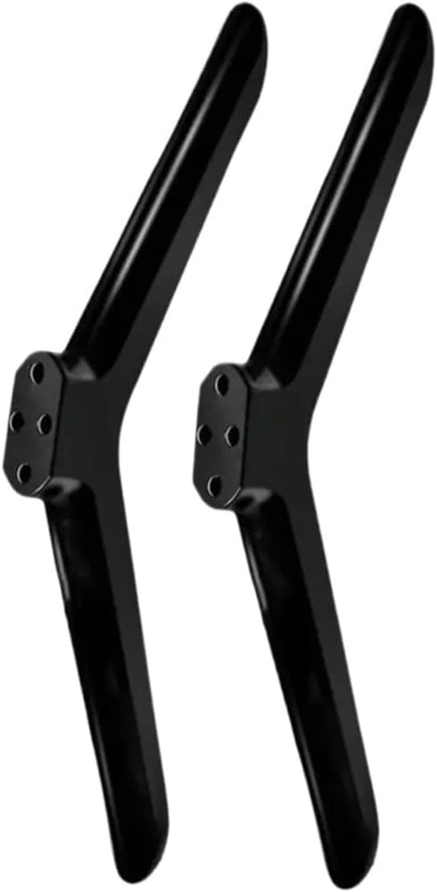 DYLCCHFS Universal TV Base Stand Legs with Screws Black Television Tabletop Foot TV