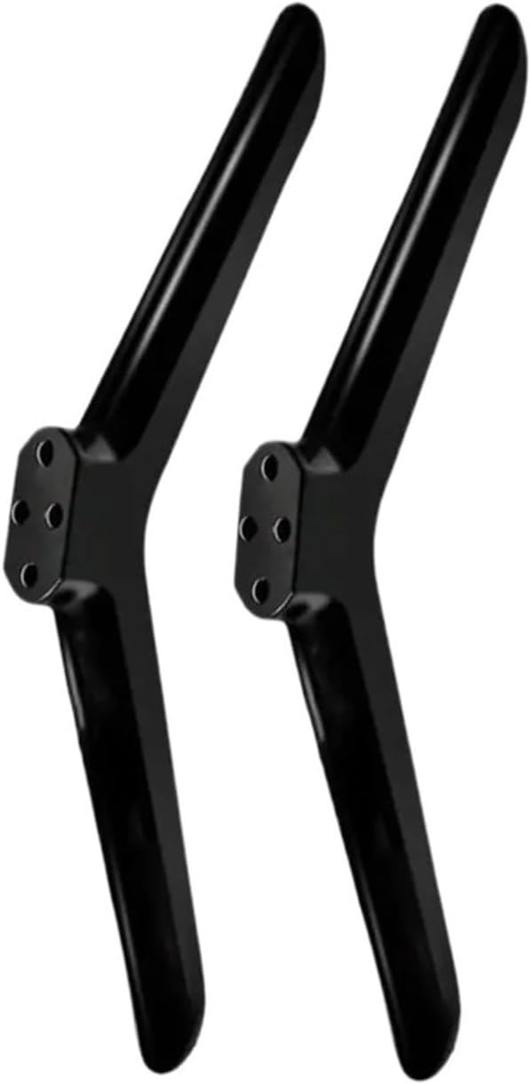 DYLCCHFS Universal TV Base Stand Legs with Screws Black Television Tabletop Foot TV