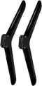 DYLCCHFS Universal TV Base Stand Legs with Screws Black Television Tabletop Foot TV