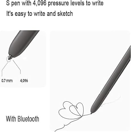 Galaxy S24 Ultra S Pen with Bluetooth for Samsung Galaxy S24 Ultra, 4,096 Pressure Levels, EJ-PS928BYEGUS (Yellow Gold)