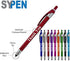 Thank You Greeting Gift Stylus Pens - 2 in 1 Combo for Touchscreen Devices, 5 Pack for Employee Appreciation