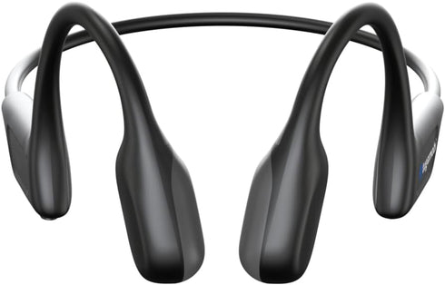SA04 Black Bone Conduction Headphones, Lightweight Open-Ear Wireless Sport Headphones with Microphones