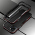 HENGHUI Aluminum Bumpers Bumper Case for iPhone 13, Shock Absorbent Slim Cool Design, Black+Red Metal Frame Cover