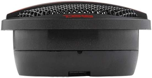 DS18 TX1R 1.38-inch Tweeter Set of 2 (Black/Red) - 200 Watts Max with Mounting Kit