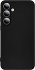 Samsung Galaxy S23 FE Case - Cute Black Liquid Silicone with Soft Anti-Scratch Microfiber Lining, TPU Protective Cover.