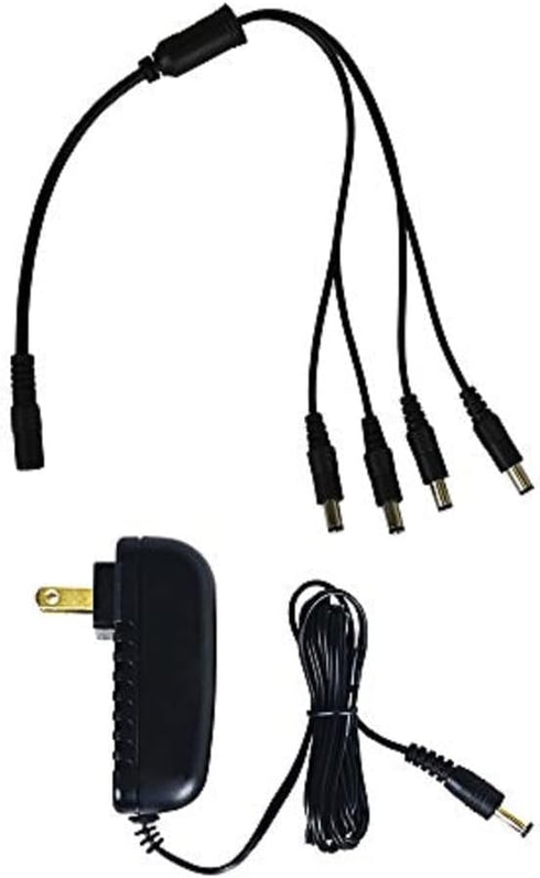 Night Owl Security Camera Power Adapter with 4-Way Power Splitter