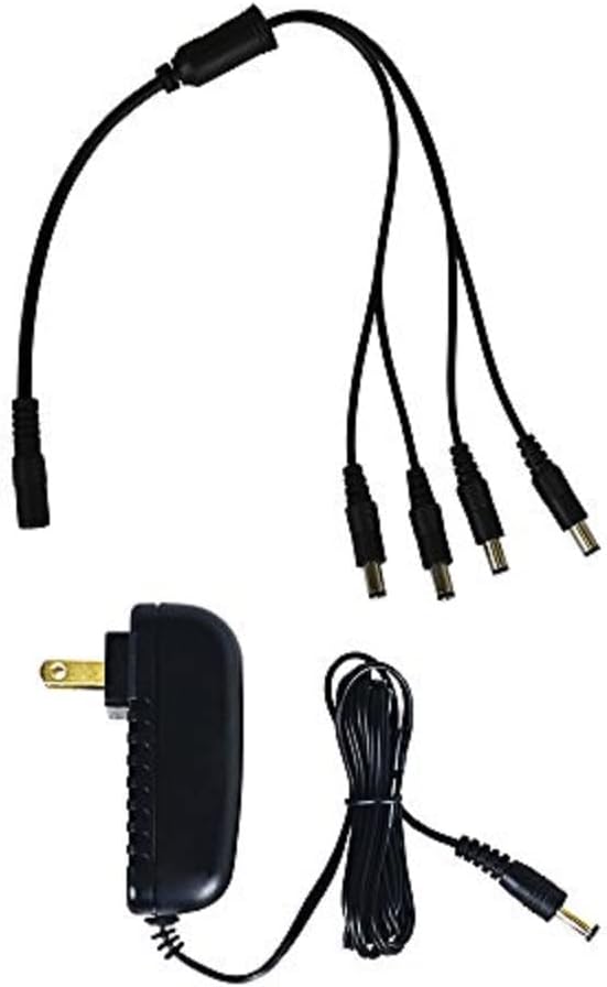 Night Owl Security Camera Power Adapter with 4-Way Power Splitter