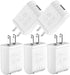 UL Certified 5V 1A Power Adapter USB Wall Charger 1000mA DC Power Supply Compatible with All USB Plug (5Pcs)