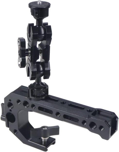 BGNing 1/4'' (1/4 1/4 Multi-Function Dual Ball Head Magic Arm Mount Adapter with Screw for DSLR Cameras Fill Light