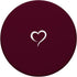 Burgundy Dark Wine Red Hand Drawn Heart Minimalist Love PopSockets Standard PopGrip