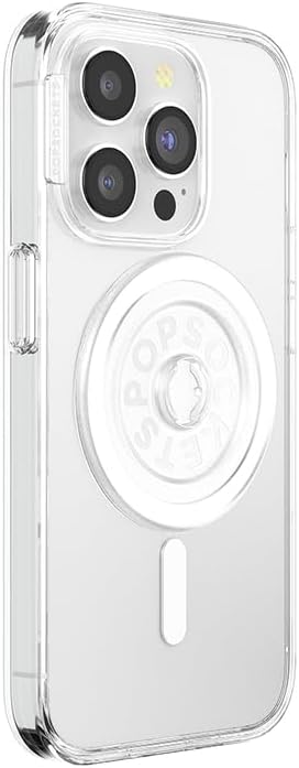 PopSockets Round Magnetic Base Only, Compatible with Tops, Clear - Clear