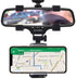 Cellet Vehicle Rear View Mirror Phone Holder Mount Universal Smartphone Cradle Compatible to Apple iPhone, Samsung Galaxy Smartphones, Google Pixel, Moto, Google Map GPS Navigation, Dash Cam Mount