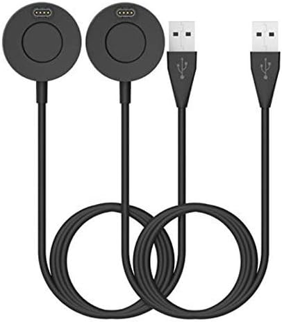 2-Pack Charger Dock Replacement for Garmin Venu 2/Venu Sq 2/Venu 2 Plus/Venu 3 with USB Cable