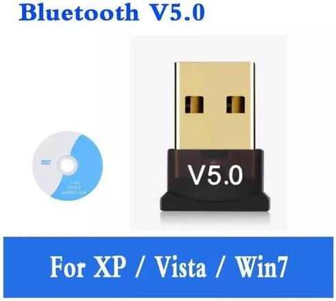 USB Bluetooth Adapter for PC, Bluetooth 5.0 Transmitter Dongle Stick, Bluetooth Receiver Adapter for Notebook