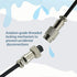 UIGOCLE (1.8 Custom Coiled USB C Cable for Gaming Keyboard, Double-Sleeved Mechanical Keyboard Cable with Detachable
