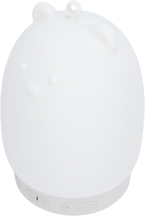 Dimmable 3 31 Focket Silicone Night Light, Brightness Bluetooth Speaker with Sounds White Noise Machine for Kids
