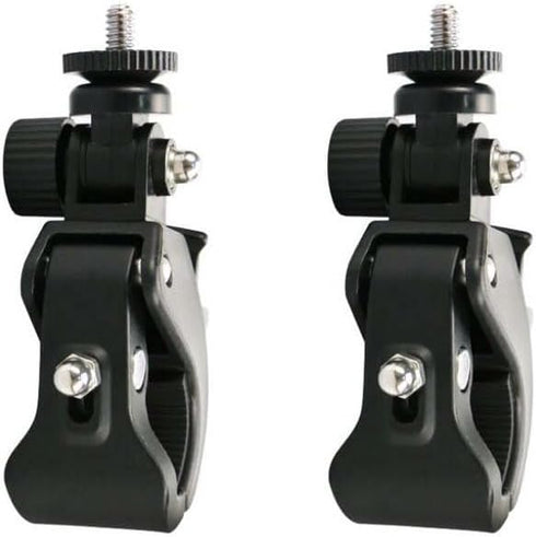 ThtRht 2 Pack 1/4 Insta360 Sports Camera Bike Mount Handlebar Clamp Clip Stand Base with Screw Adapter for Gopro Hero