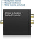 MICROWARE 192KHz, 3.5mm PS4 Digital to Analog Audio Converter DAC Digital SPDIF Coaxial Optical Convert to L/R RCA