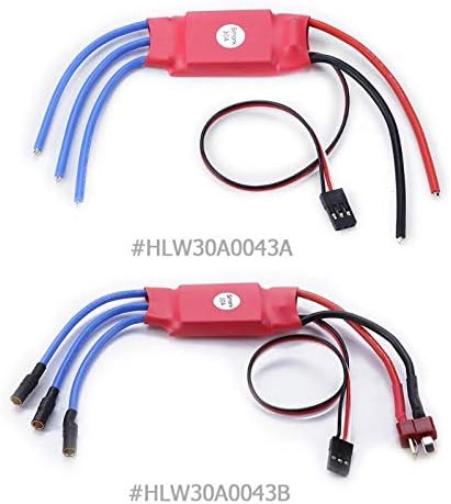 Delmitan 5V 3A 30A Replacement Part For Mini ESC Firmware / UBEC Quad Multirotor With Plug Highest Efficiency N-FET