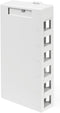 Leviton 41089-6WP Surface Mount Housing, 6-Port, White QuickPort