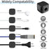 Generic 12 Pack Magnetic Cable Clips - Under Desk Cord Organizer, Strong Adhesive Wire Management for Charging Cables