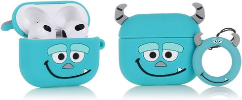 Fit Designed for Airpods 3rd Generation 2021 | Suublg Silicone Cartoon Cute Case Protective Shockproof Covers