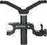 NICEYRIG 15mm LWS Rod Lens Support Y-Bracket, 64mm Vertical Adjustment for Heavy Long Lens Diameter 50mm to 140mm