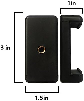 Acuvar Universal Tripod Smartphone Mounts - Dual Mounting Points for Smartphones, 4 Pack