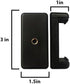 Acuvar Universal Tripod Smartphone Mounts - Dual Mounting Points for Smartphones, 4 Pack