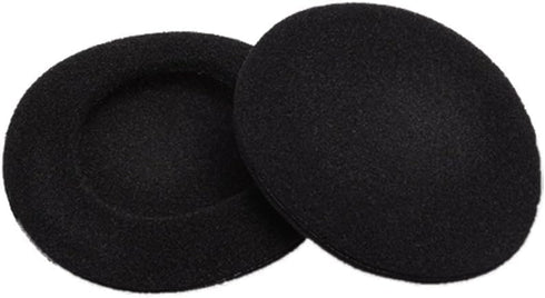 2 Inch Foam Pad EarPad Cover, Compatible with Sony Sennheiser Philips Headphones, 5 Pairs, Black