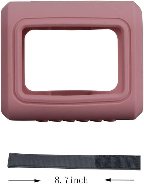 Hermitshell Silicone Carrying Case for JBL Go 3 / JBL Go 4 Portable Bluetooth Speaker, Replacement (Pink 2)