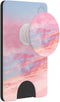 PopSockets Phone Wallet - Pink Clouds, Expanding Phone Grip, Phone Card Holder