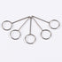 Pokinge 50pcs/Pack Eject Pin,Sim Card Tray Remover Metal Mobile Phone Removal Card Pin Smartphone Card Needle Phone Key