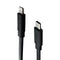 mWorks! mPower! Flat USB-C to Lightning 8-Pin Cable for iPhone/iPad - Black