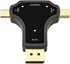 Replacement Mini DP TYPEC to HDMI Converter 3 in 1 4K30HZ Compatible with Mac Laptop, USBC DP External HDMI Adapter