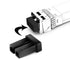 SFP SFP+ Ethernet Dust Cover - Fiber Optic Port Plug Dust Caps for LC Duplex Port, Black Silicone, 20pcs