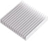 Aluminum Heat Sink 100x100x18mm - 16 Fins for Transistor Semiconductor Devices Cooling