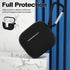 ATUAT Compatible with AirPods 3 Case, Protective Silicone Cover for 3rd Generation Case 2021, Wireless Charging - Black