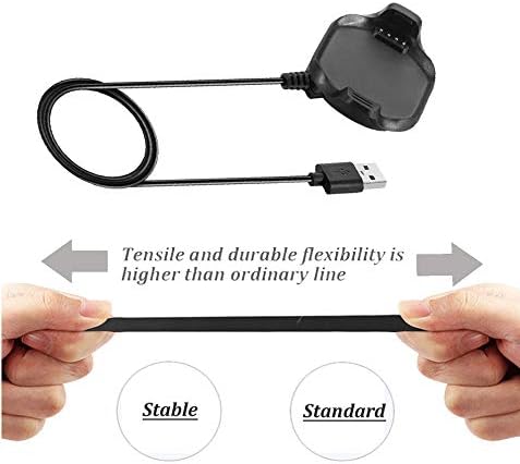 FitTurn Charger for Garmin Approach S5/S6, Replacement USB Adapter Charge Cord for GPS Touchscreen Golf Smart Watch