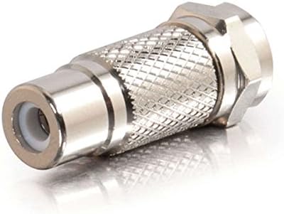 C2G/Cables to Go 27312 RCA Female to F-Type Male Video Adapter, TAA Compliant