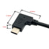 NFHK USB 3.1 Reversible USB-C Angled A Male Data Cable 90 Degree for MacBook, Tablet & Mobile Phone