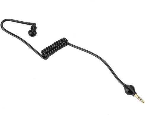 Lightweight Monaural 3.5mm Stereo Headset, Anti-Radiation with Flexible Air Tube for Comfort.