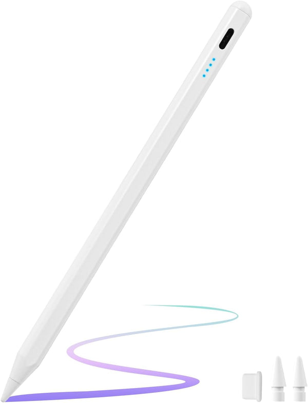 Stylus Pen for iPad 9th&10th Generation, Apple Pencil with Palm Rejection, Compatible with 2018-2023 iPad Models (Cream
