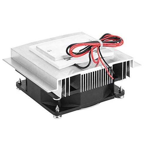 Semiconductor Refrigeration Thermoelectric Peltier Cold Plate Cooler with Fan for Small Fridge