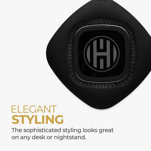 HALO Black Wireless Charging Pad - Fast and Elegant Design